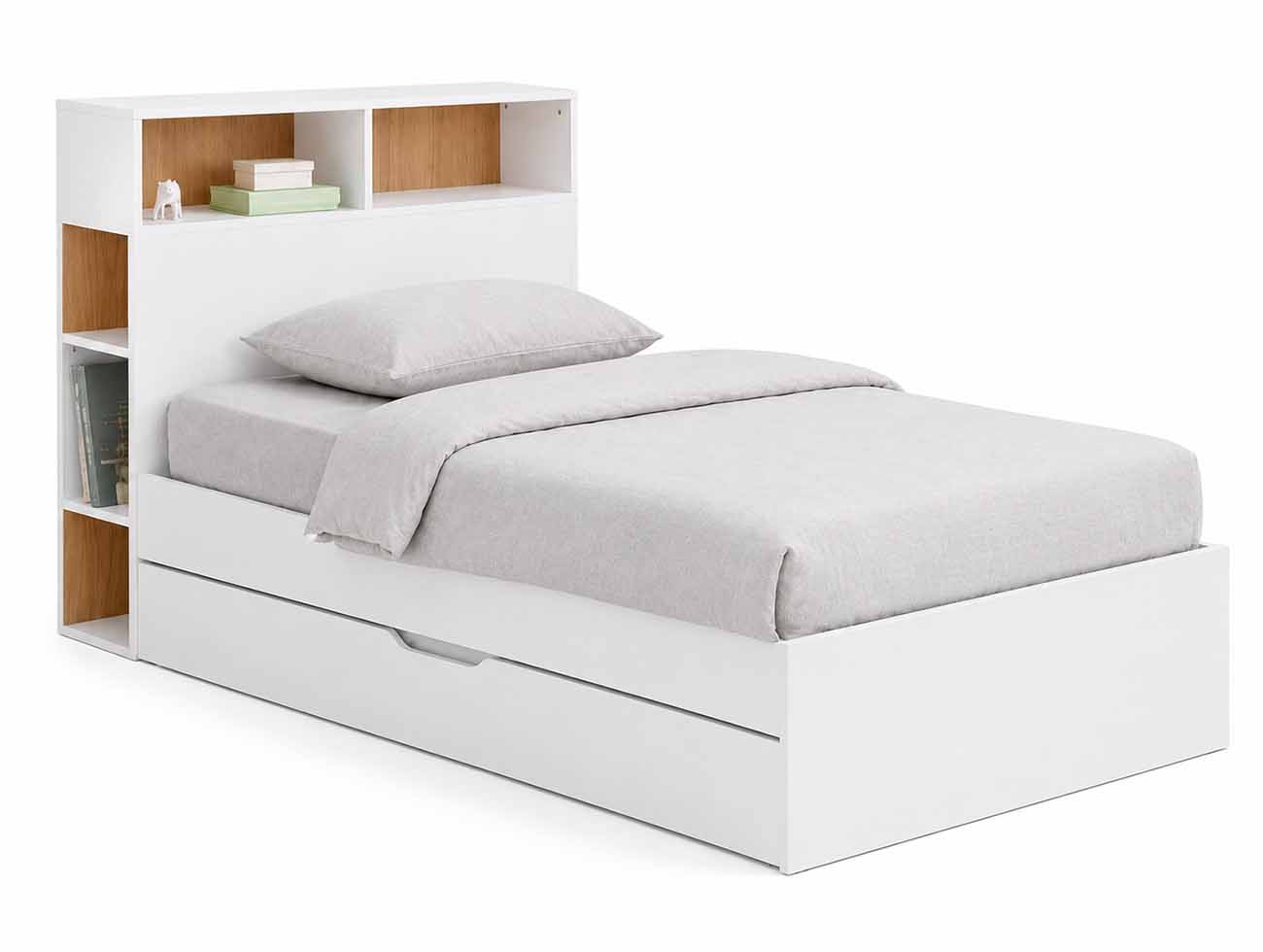 تخت تک نفره باکسی کتابخانه دار T724
